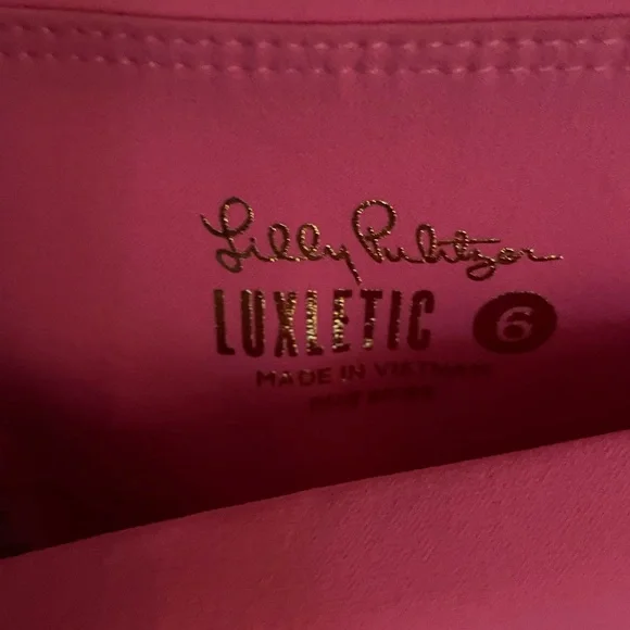Lilly Pulitzer Pink luxletic golf pants - Picture 4 of 6